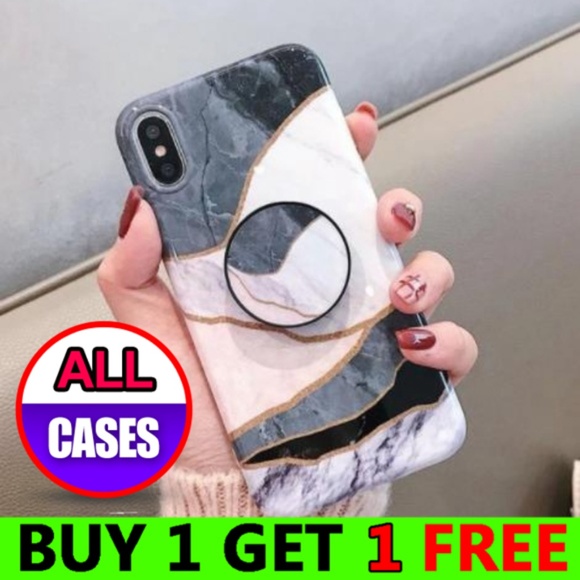 Accessories - iPhone 11/Pro Max Marble Case W/Holder